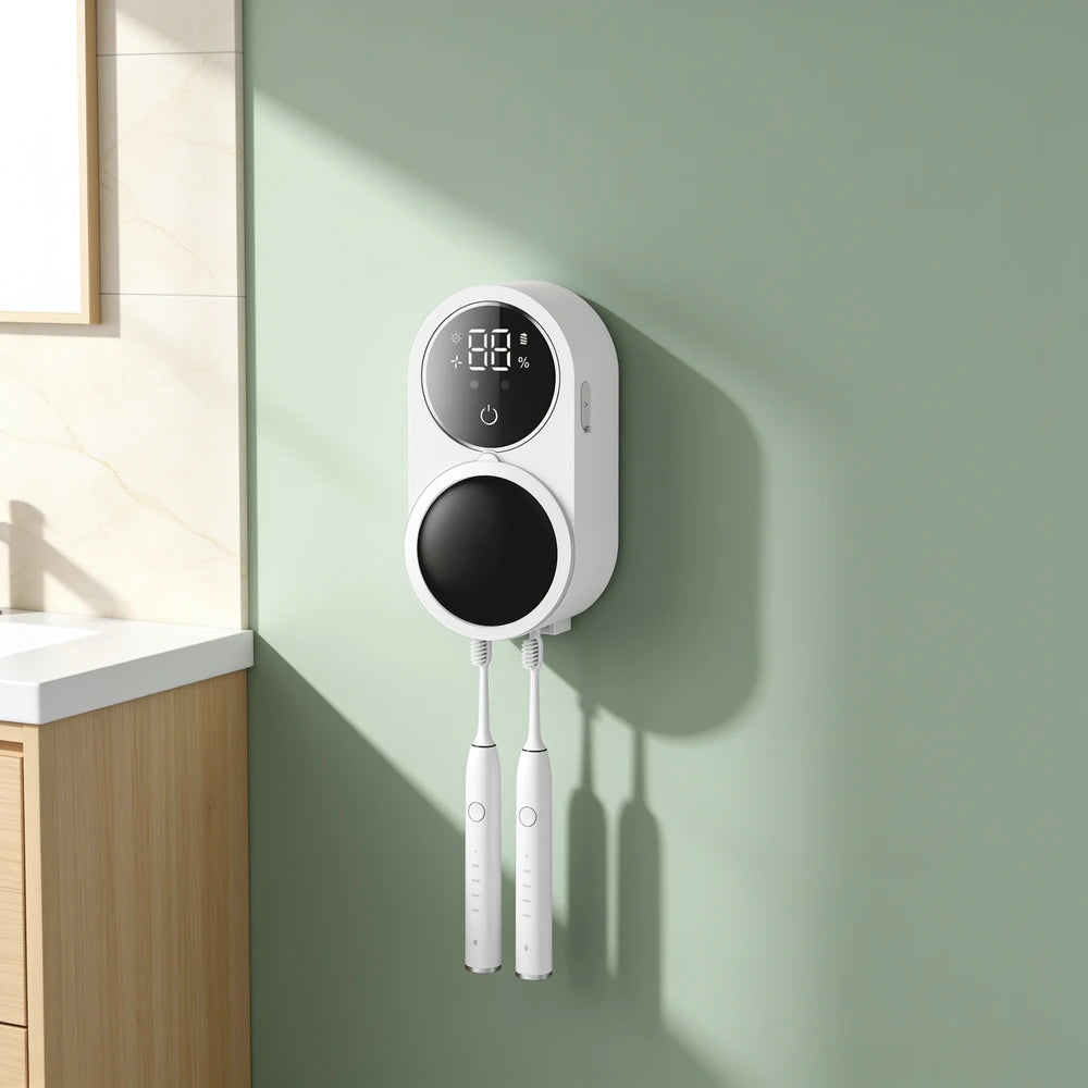 Sarven Living™ UV Toothbrush Care Station